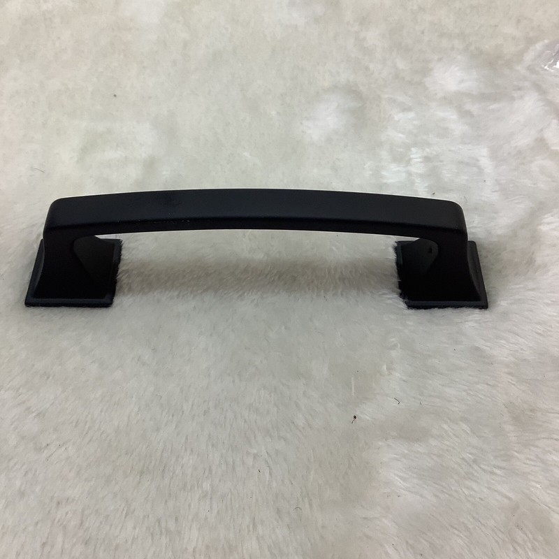 Cabinet Drawer Pull Kitchen Classic Edge 3-3/4 in. (96 mm) Matte Black 10 Pack gallery
