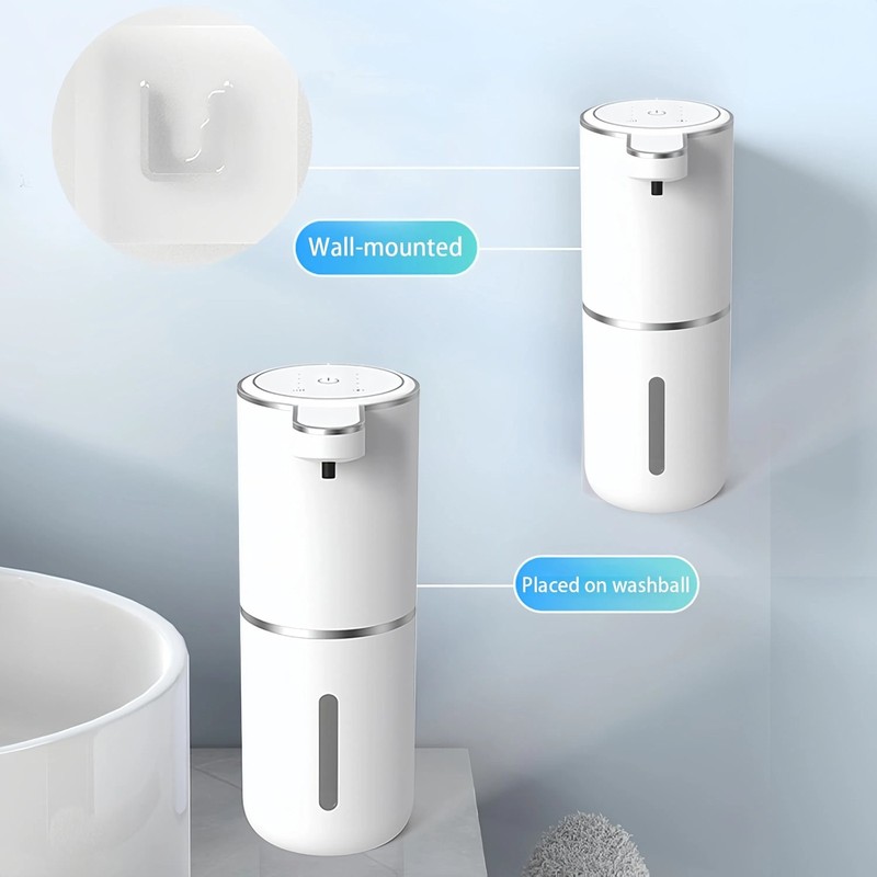 2 Pack Automatic Soap Dispenser, Foaming Soap Dispenser for Bathroom & Kitchen gallery
