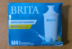 Brita Stream Pitcher Water Filter Replacement Pack of 3