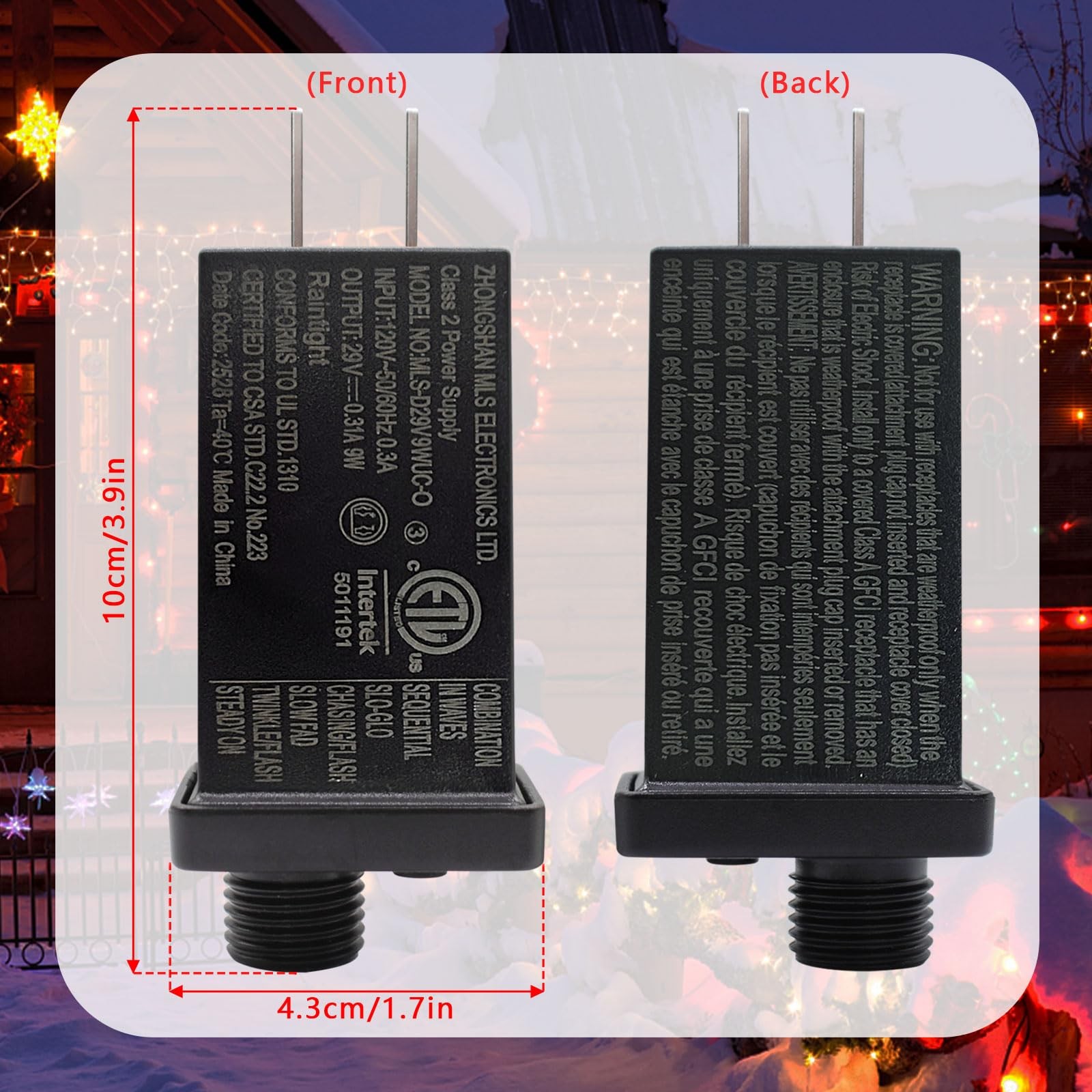 Transformer Class Two LED Power Supply, Waterproof IP44 Low Voltage Seasonal ... gallery
