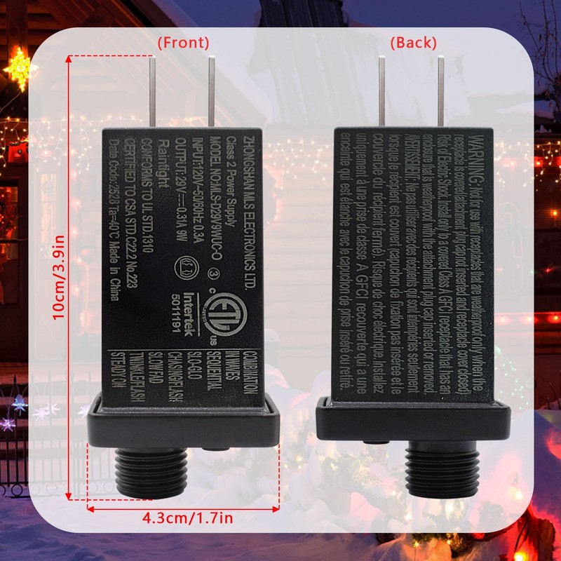 Transformer Class Two LED Power Supply, Waterproof IP44 Low Voltage Seasonal ... gallery