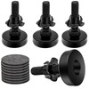 Adjustable Leveling Feet, 4 Pack, 3/8'-16 UNC 3/8”-16 * 4 Sets, Black gallery