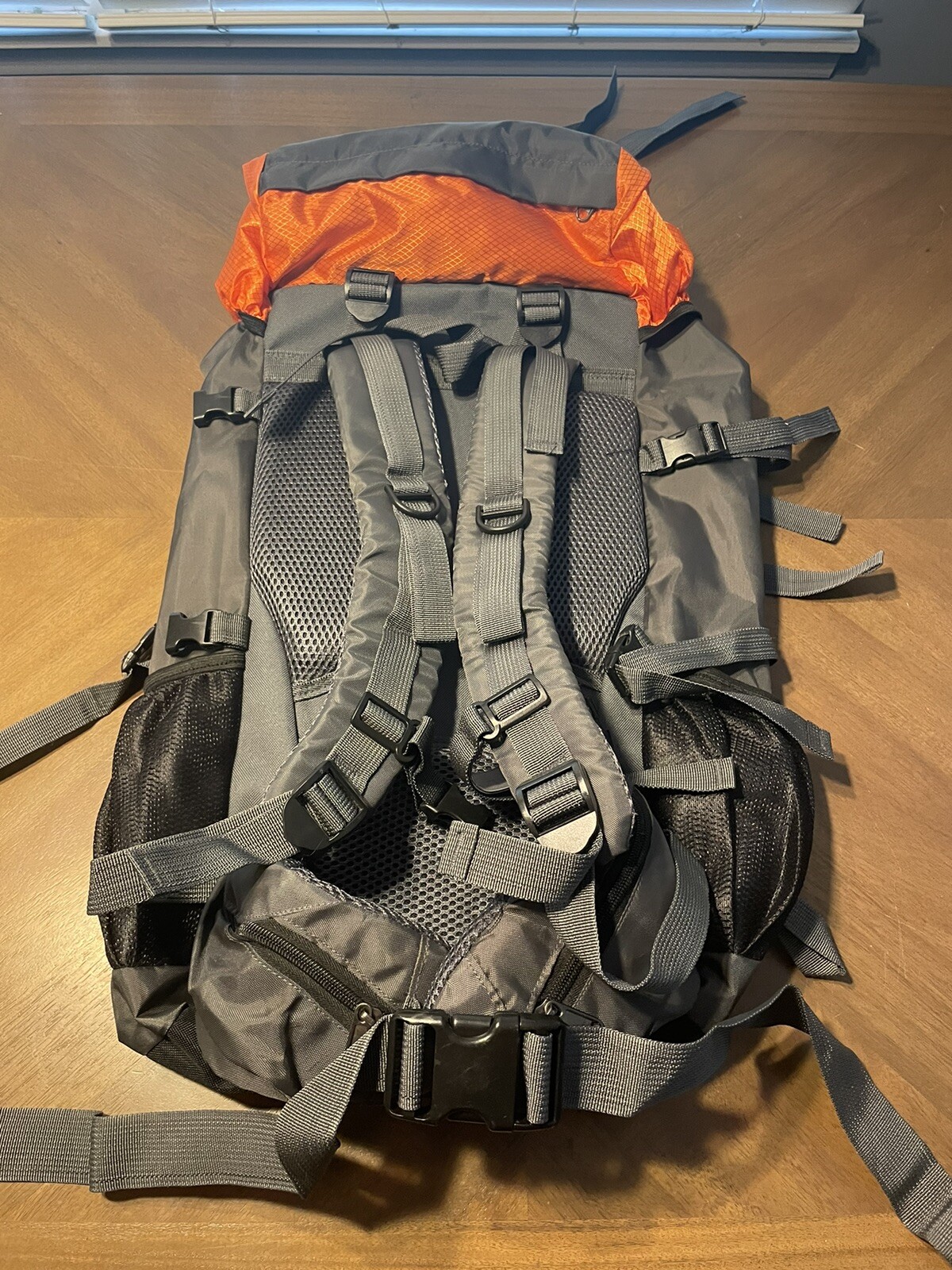 Survivals Camping Pack Orange Lightly Used 7 Pockets 2
