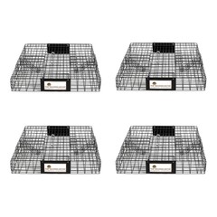 Rugged Ranch Squirrelinator Squirrel Chipmunk Metal 2 Door Trap Cage (4 Pack)