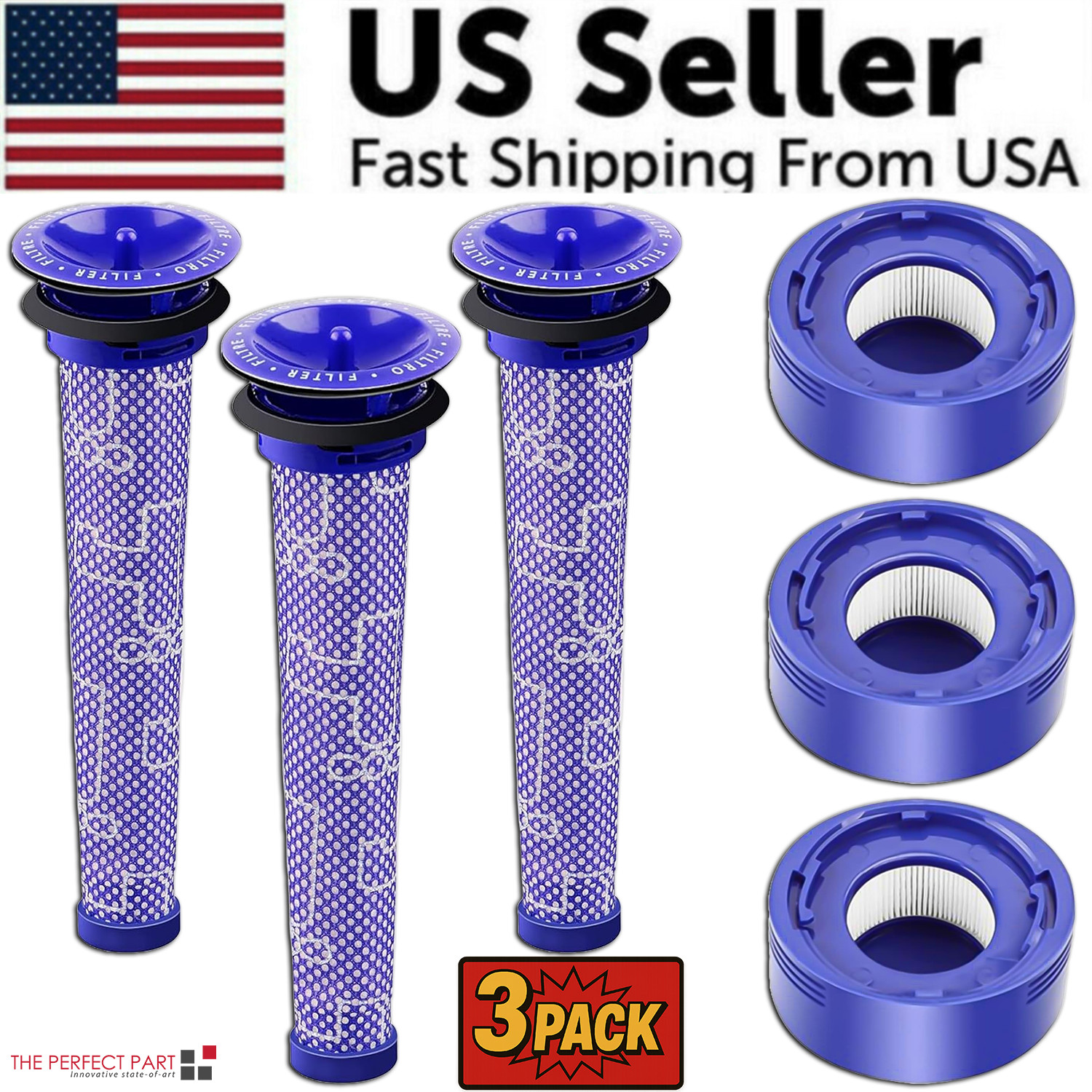 Replacement HEPA Motor Filter For Dyson V7 V8 Absolute Cordless Vacuum Cleaner gallery