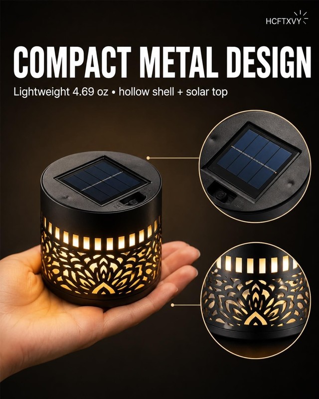 Solar Mandala Projector Waterproof Outdoor Garden Patio Light gallery