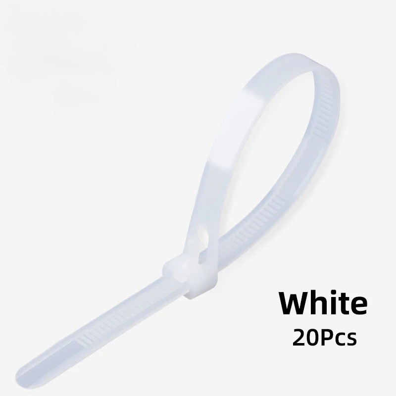 Reusable Cable Zip Ties 20PCS Releasable Nylon Wire Organizer Straps gallery