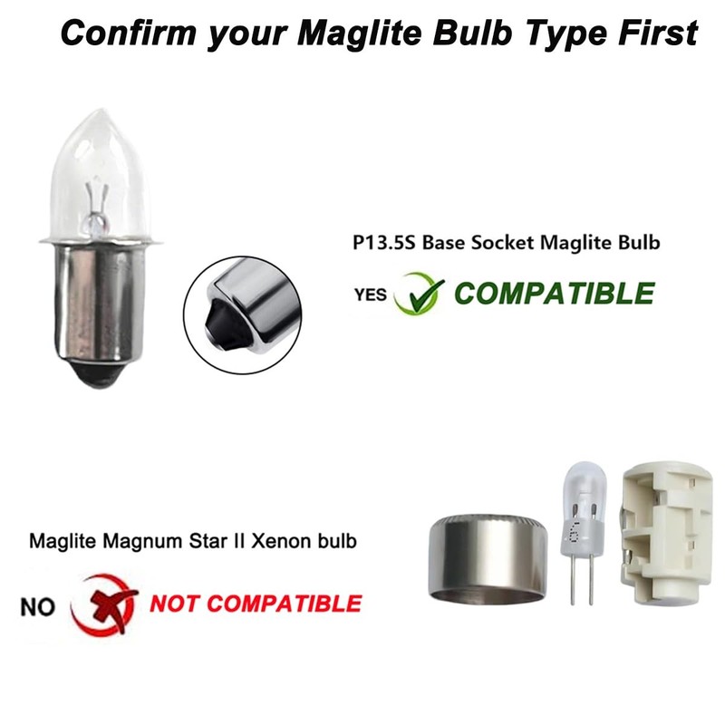 3V P13.5S LED Upgrade Bulb Replacement for MX-991/U Military Flashlights gallery