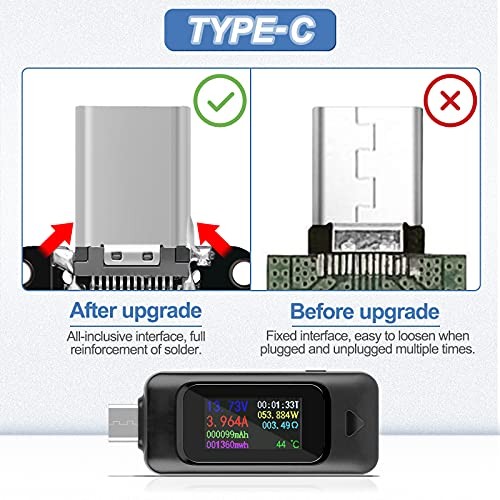 Type-C USB Tester Voltmeter Meter USB Multimeter Voltage and Current Tester 0 gallery