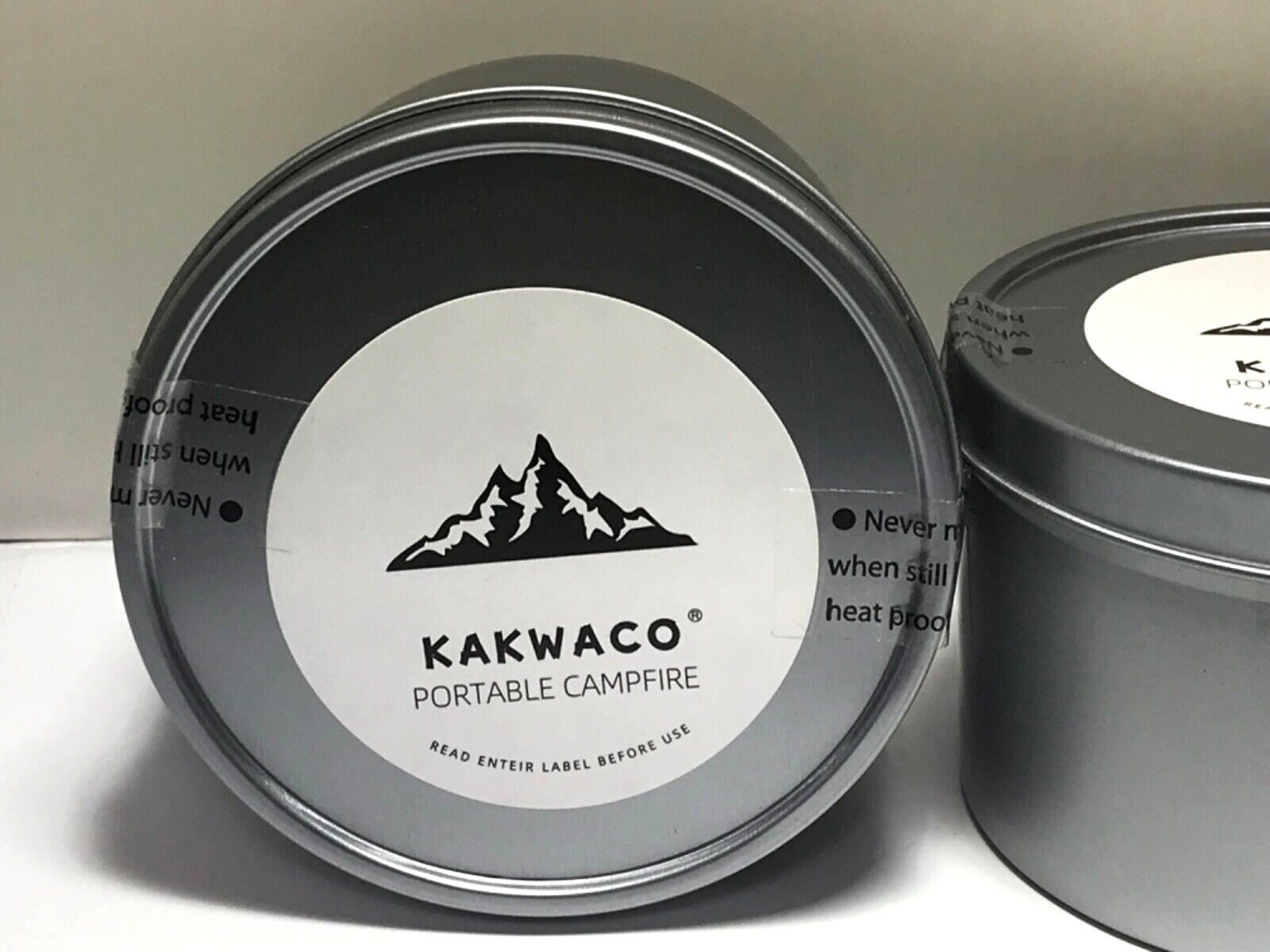 KAKWACO Portable Campfire Maker 3-5 Hours of Burn Time. New 2 Pcs. gallery