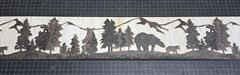 Mountain Forest Wallpaper Border Bears Woods WT1136B Trees