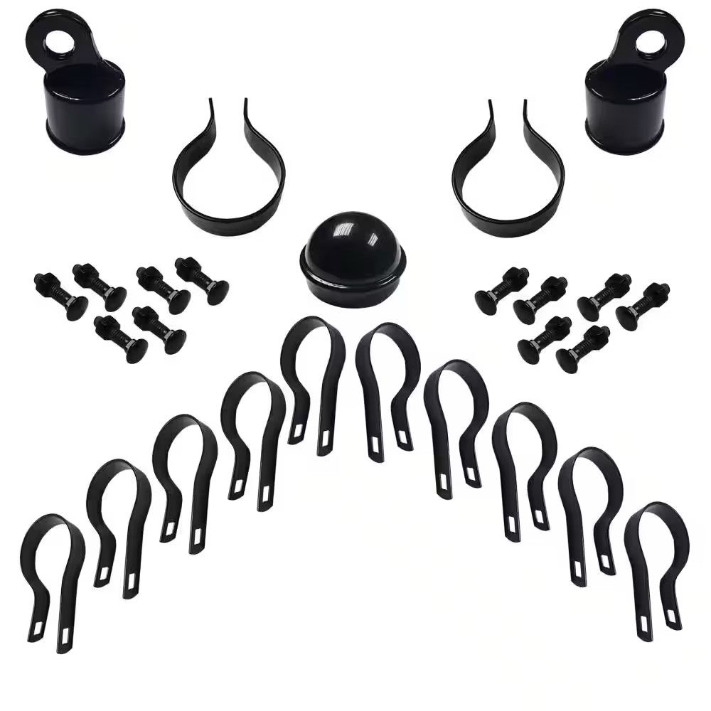 2-3/8" CORNER POST KIT - Black gallery