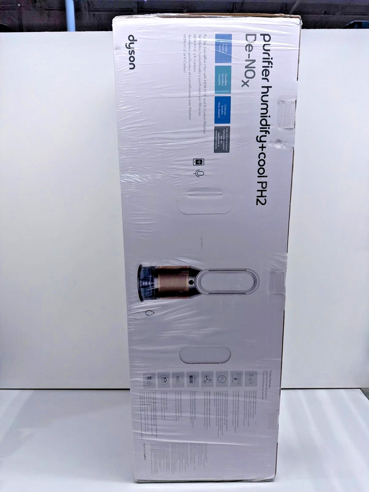 Dyson - Purifier Humidify+Cool PH2 De-NOx​ - White/Gold (NEW SEALED) gallery