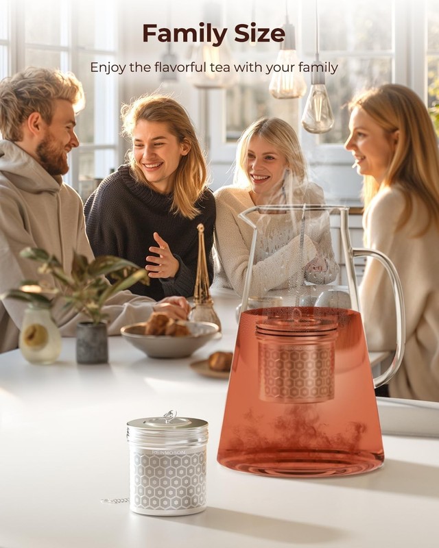 Extra Large Tea Infuser for Loose Tea & Spice Infuser for Cooking, Extra Fine... gallery