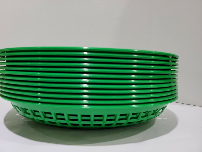 12Pack Plastic Picnic Style Serving Trays Reusable Subway Fast Food Baskets gallery