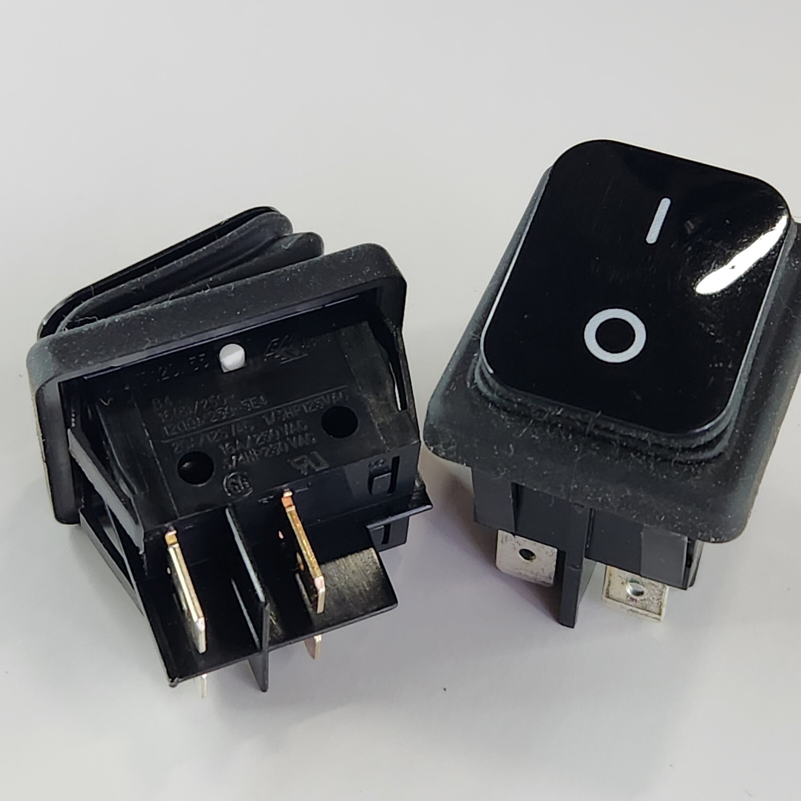 2pcs T120/55 B4... ON-OFF Switch 4 Pin IP55 Dustproof Black gallery