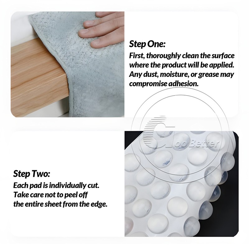 Self-Adhesive Rubber Feet Pads | Square & Round Clear, Small & Large Ø 5mm-20mm gallery