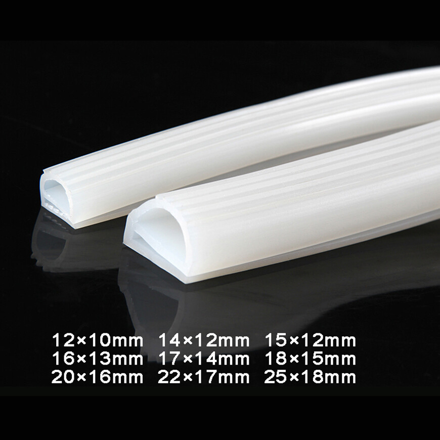High Temperature Resistant e Type Silicone Oven Seal Strip Draught Excluder gallery