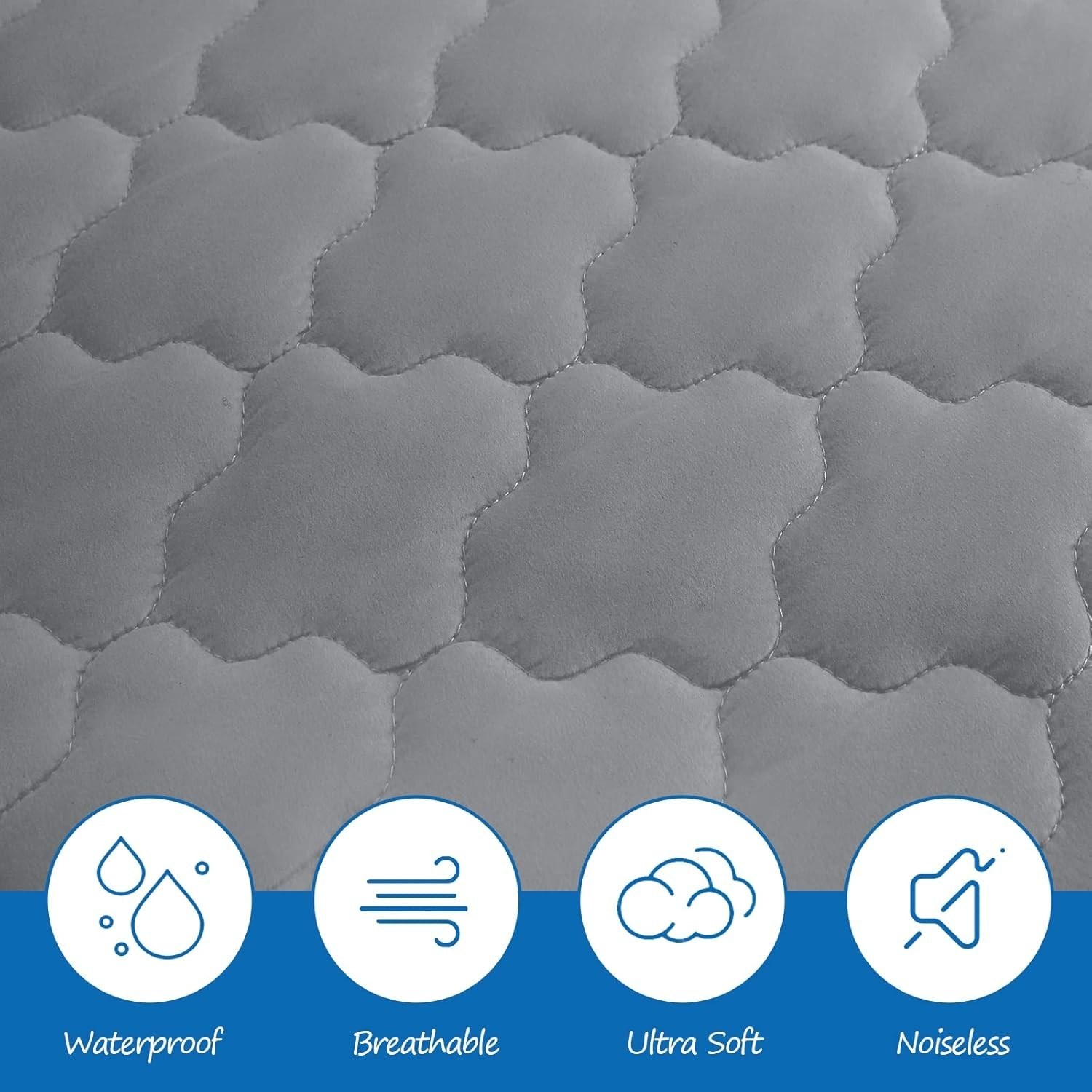 Cot Mattress Pad Protector Waterproof Cover for Narrow Twin/Rvs Bunk 30"x75" gallery