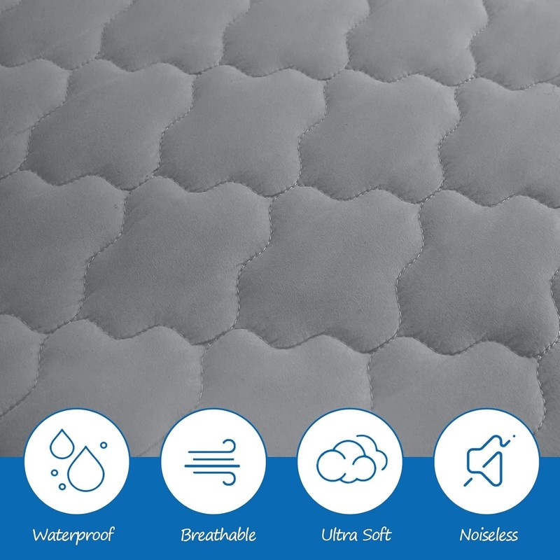 Cot Mattress Pad Protector Waterproof Cover for Narrow Twin/Rvs Bunk 30"x75" gallery