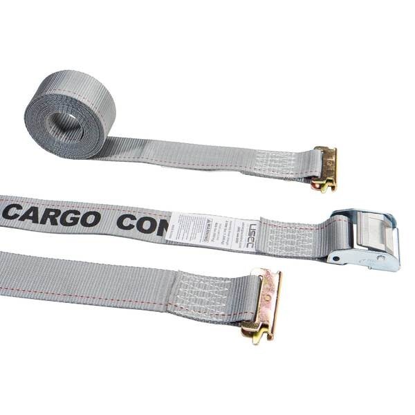 2 Pack Uscc 2" x 16' E Track Cam Buckle Strap w/Spring E Fittings Gray gallery