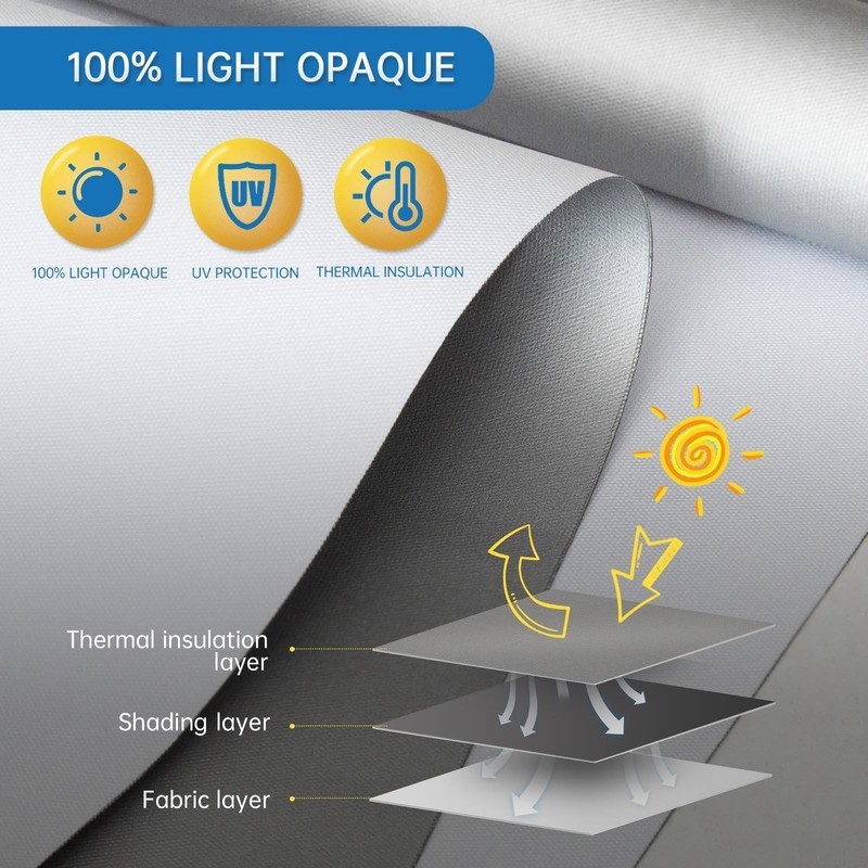 Denfoon Motorized Blinds Remotethermal Electric Blindssolar Panelcustomizable gallery
