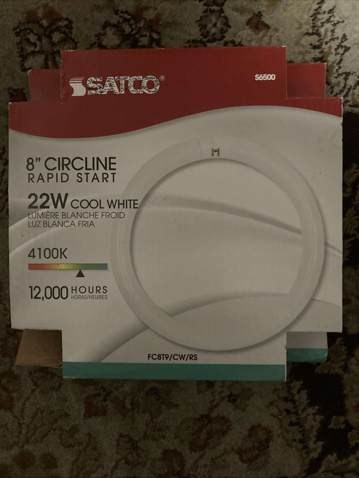 Satco 8 Inch Circline Rapid Start Light Bulb. 22W Cool White gallery