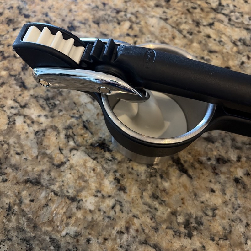 Chef'n Freshforce Potato Ricer Handheld Stainless Steel Press Masher Utensil euc gallery