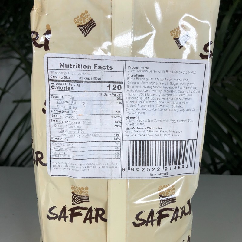 🔥 SAFARI Chilli Bites Spice – 2kg (4.4lb) Pack | South African Biltong 🔥 gallery