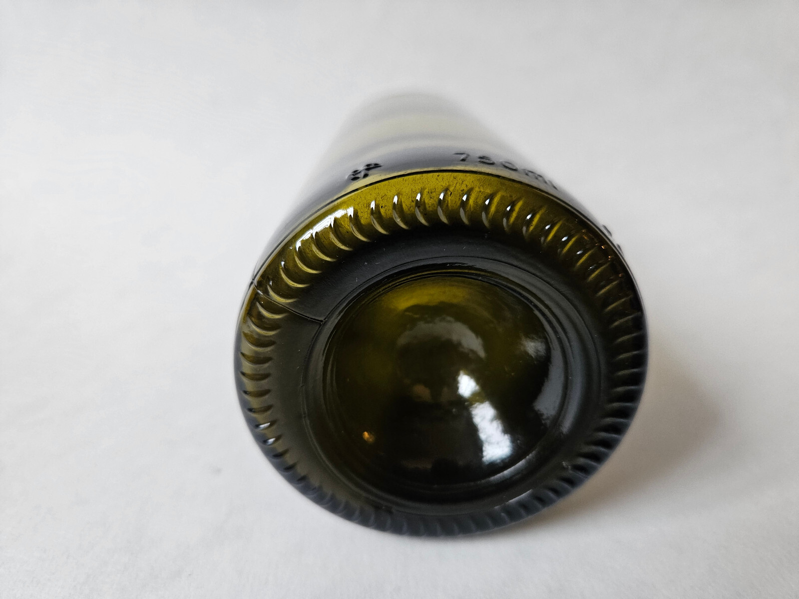 Libbey Tumbler Repurposed Glass Wine Bottle Dark Olive Green 16oz NEW gallery