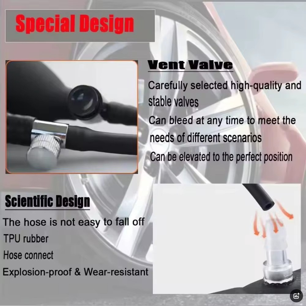 Inflatable Air Pump Wedge Car Door Window Entry Lock Tool Shim Pad gallery