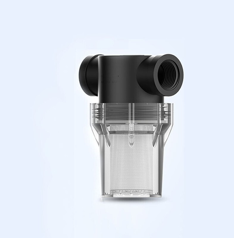 3/4" 1/2" 1" Inline Mesh Strainer Water Pump High Flow Pipeline Filter 40 Mesh gallery