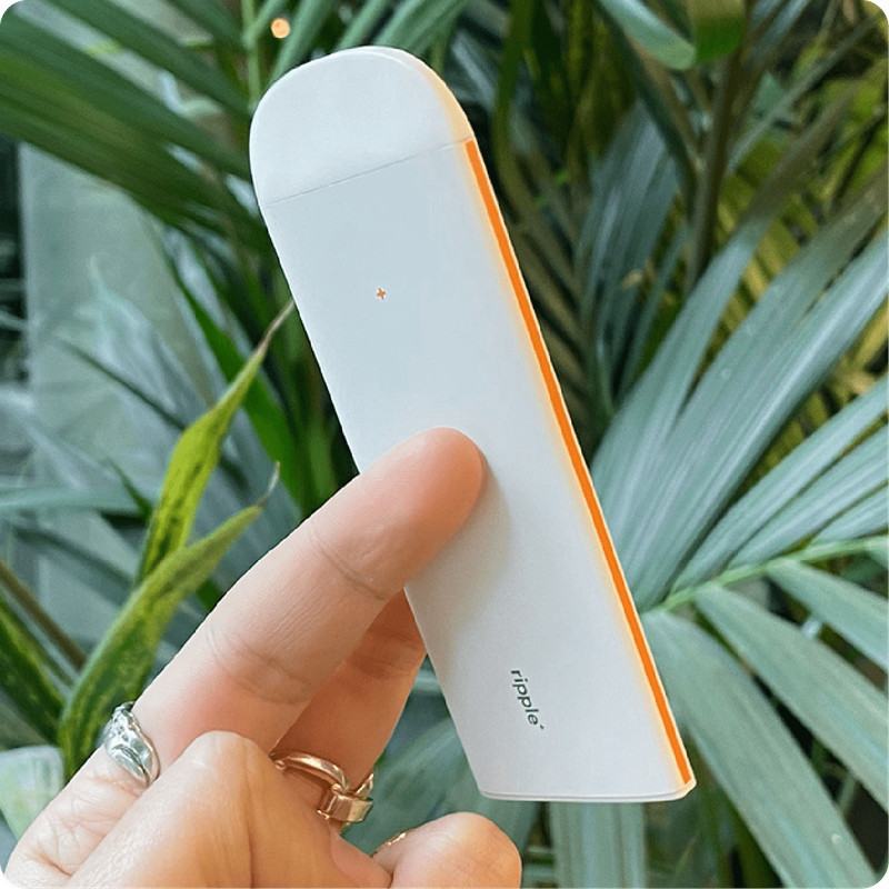 Ripple Mango 0% Nicotine Diffuser, Green Tea & Apricot Extracts, 1,000 Puffs gallery