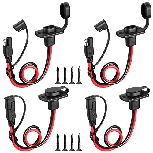4 Pcs 12 AWG Power Socket Sidewall Port Compatible with SAE Quick Connect gallery