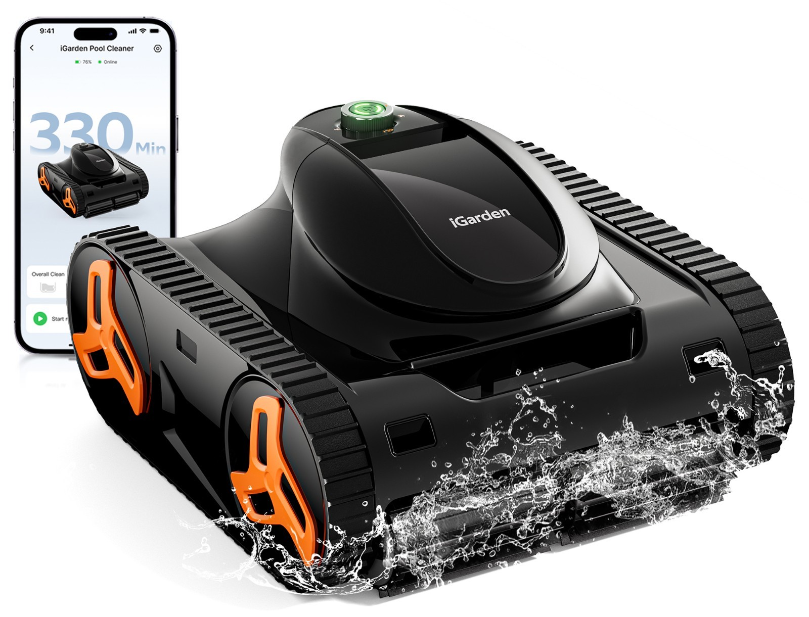 (2026 NEW) iGarden Robotic Pool Cleaner KN Series, 330-Min Runtime gallery