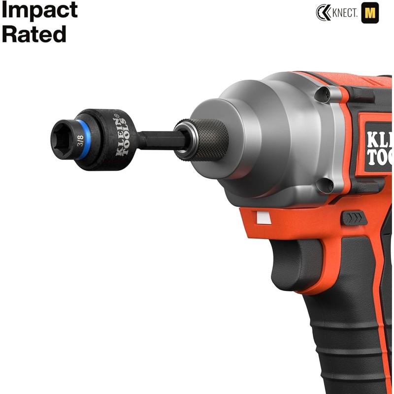 Klein 65500KNECT KNECT Complete Impact Pass Through and Flip Socket Set, 39PC gallery