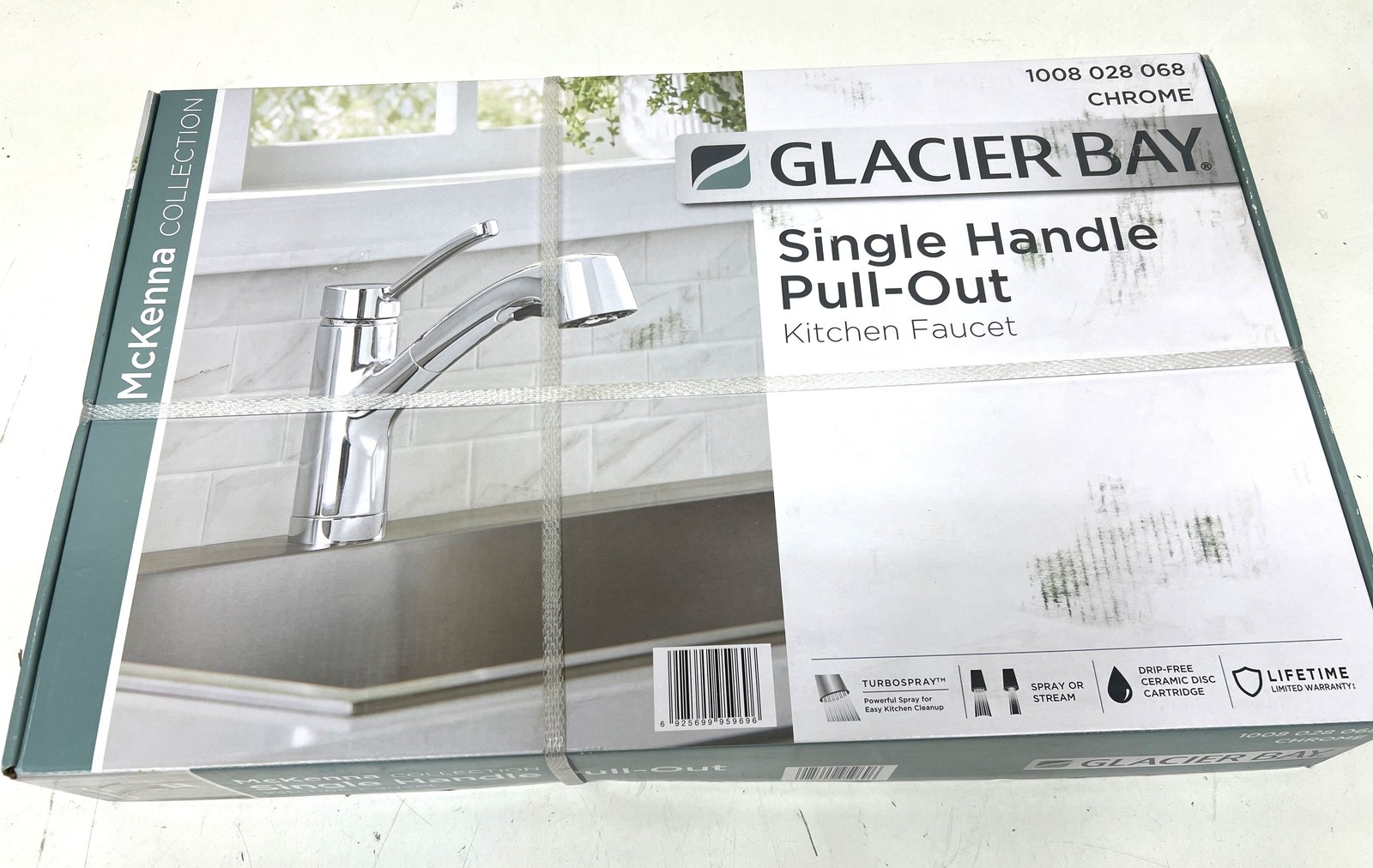 Glacier Bay McKenna Single Handle Pull Out Sprayer Kitchen Faucet Chrome gallery