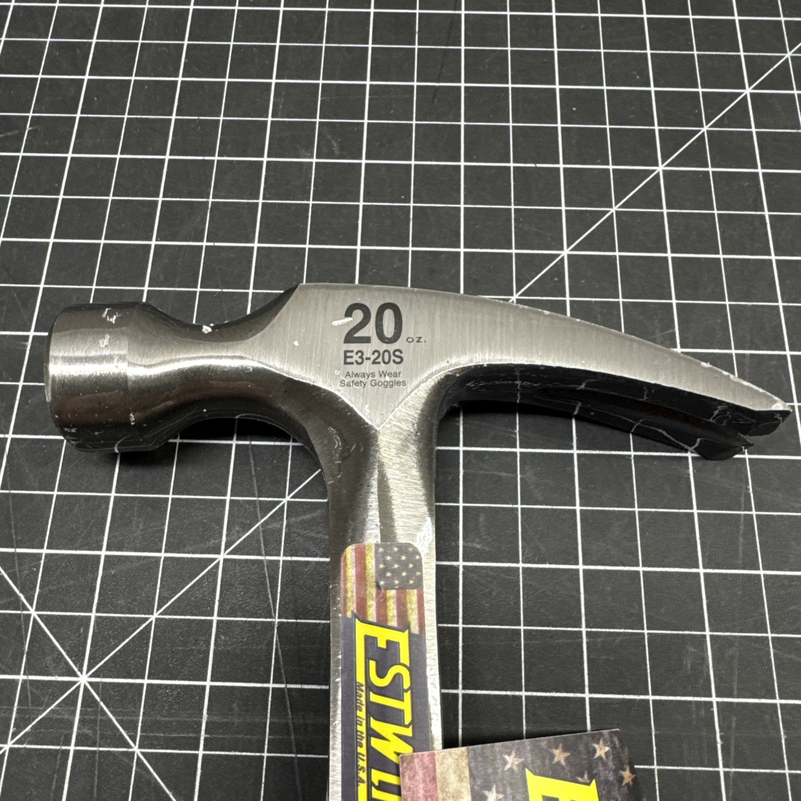 Estwing 20oz Rip Claw Hammer Forged Steel Handle 13.75” E3-20S New D2 gallery