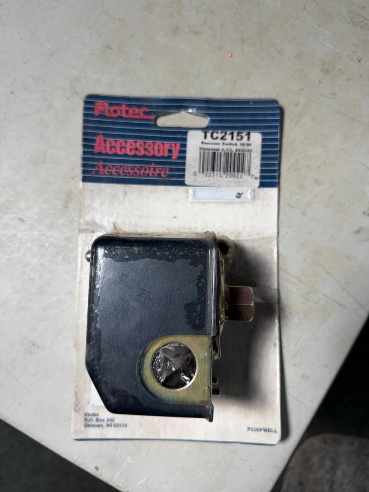 Flotec PSI Pressure Switch, TC2151 gallery
