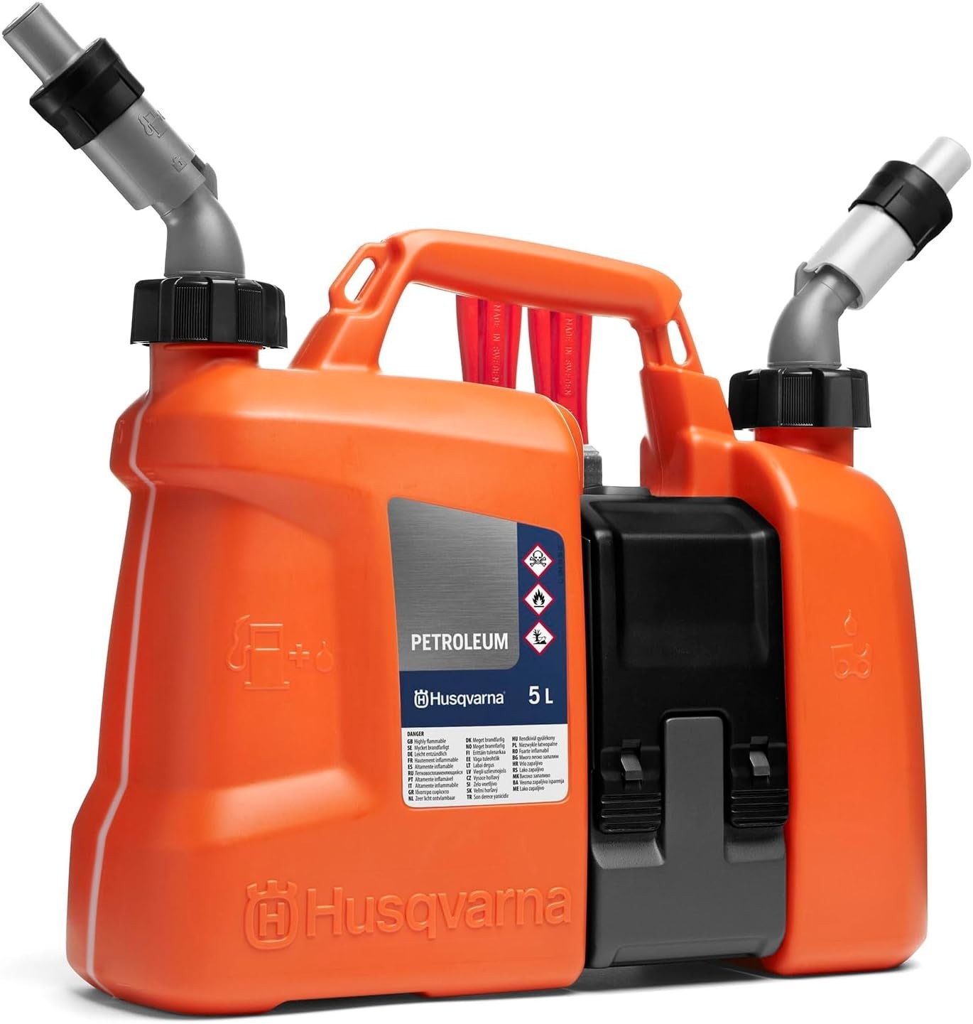 Husqvarna Poly Container CombiCan 5 5L Mixed Gasoline Tank / 2.5L Chain Oil Tank gallery