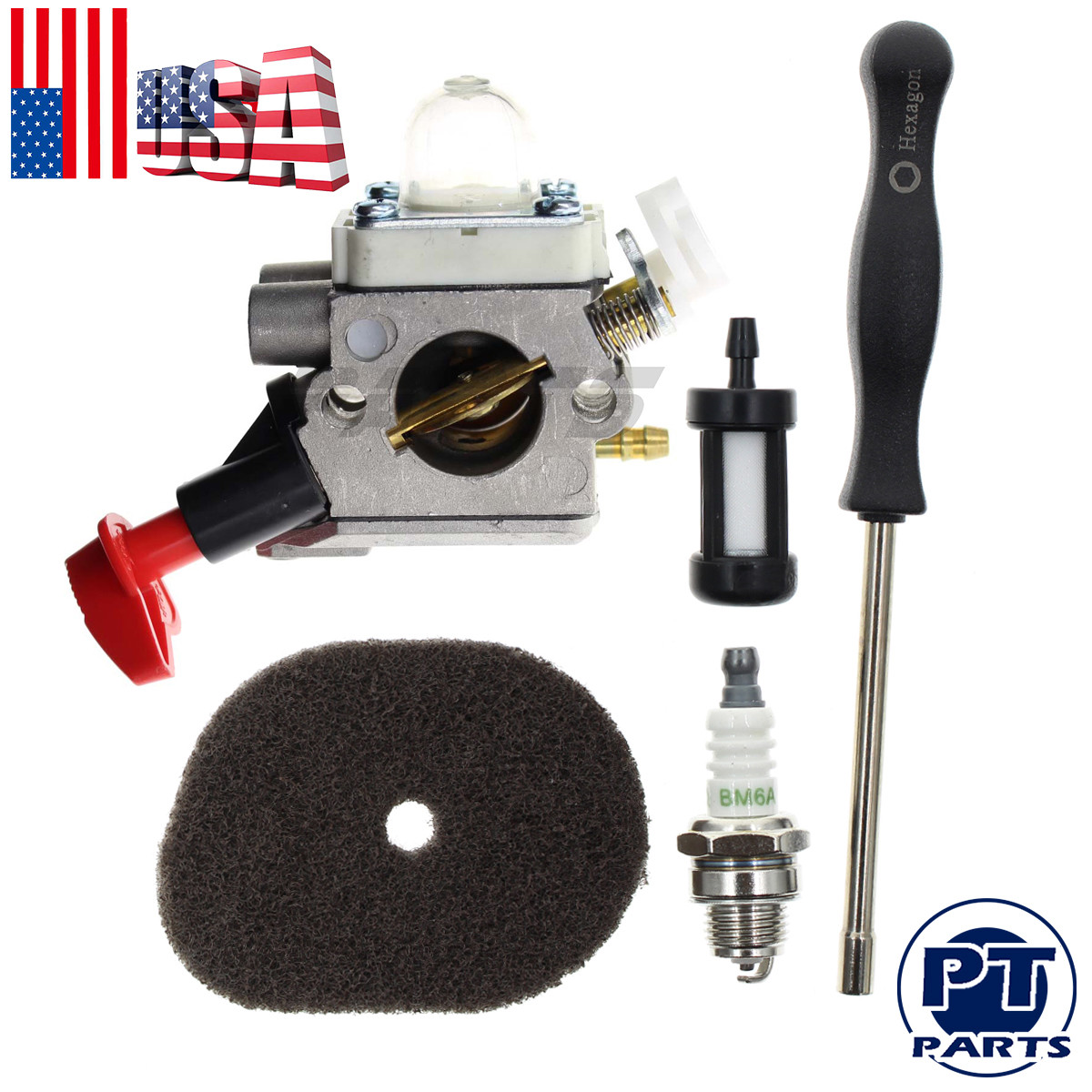 Carburetor KIT For Stihl FS40 FS50 FS56 FS70 FC56 FC70 Trimmer ZAMA C1M-S267A gallery