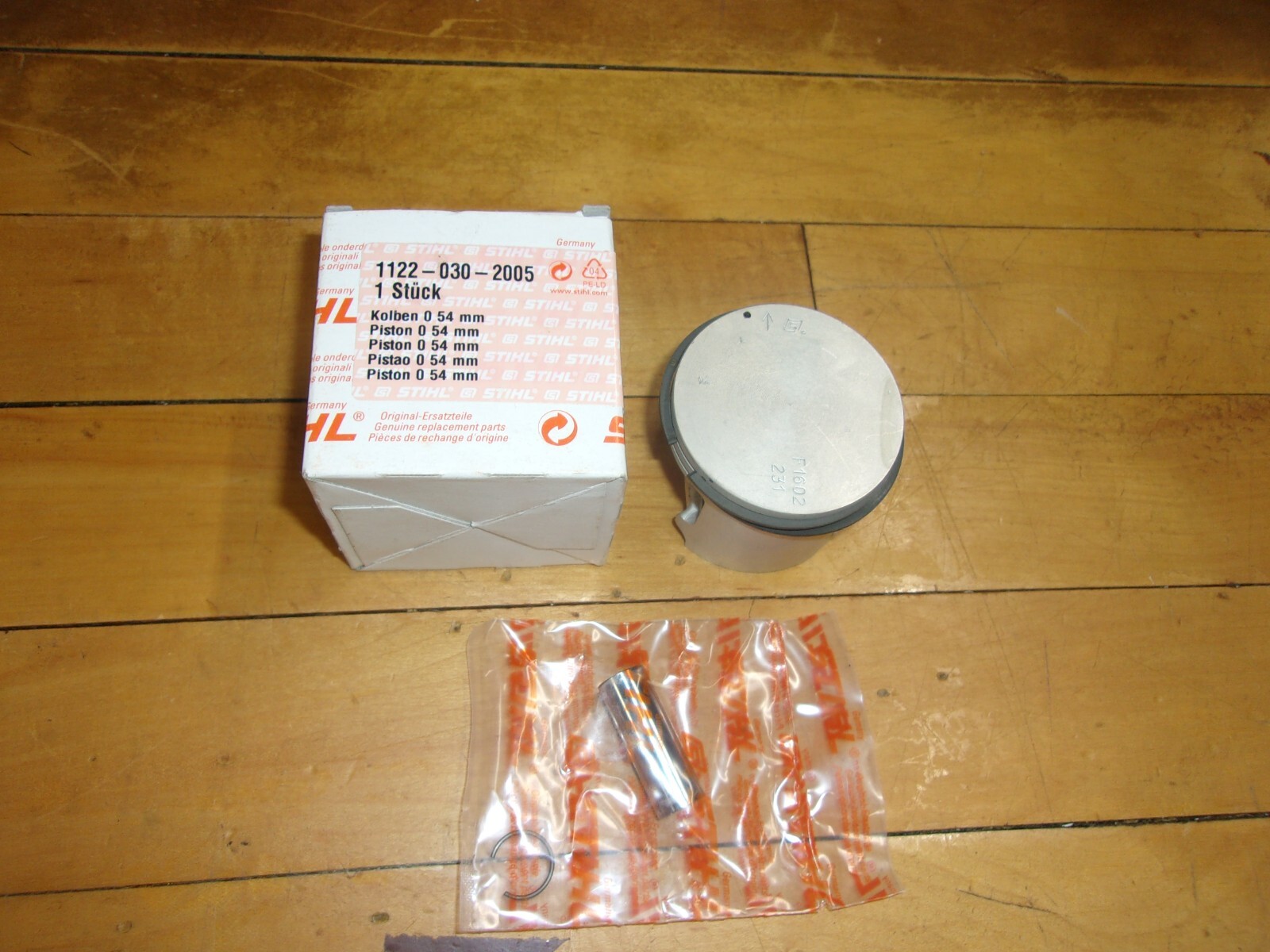 Stihl OEM MS660 Piston Kit 54mm Rings Pin Clip 066 MS650 1122-030-2005 #GM-J5A8 gallery