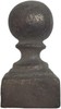 Square Post Ball Finial, Cast Iron, 1-6 Inch Sizes, Weldable Fence Post Cap gallery