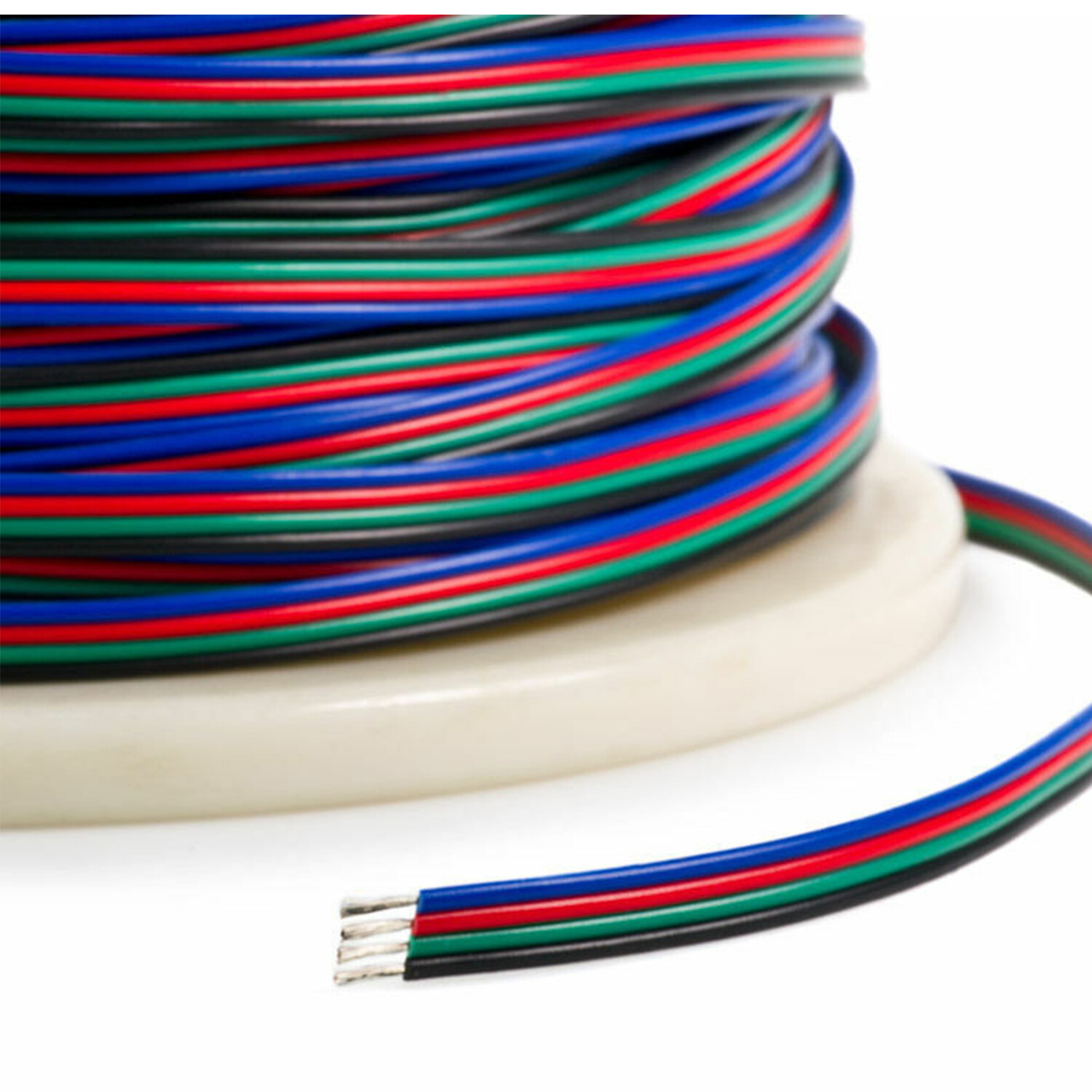 4-PIN RGB Extension Connector Wire Cable Cord For 3528/5050 RGB LED Strip Light gallery