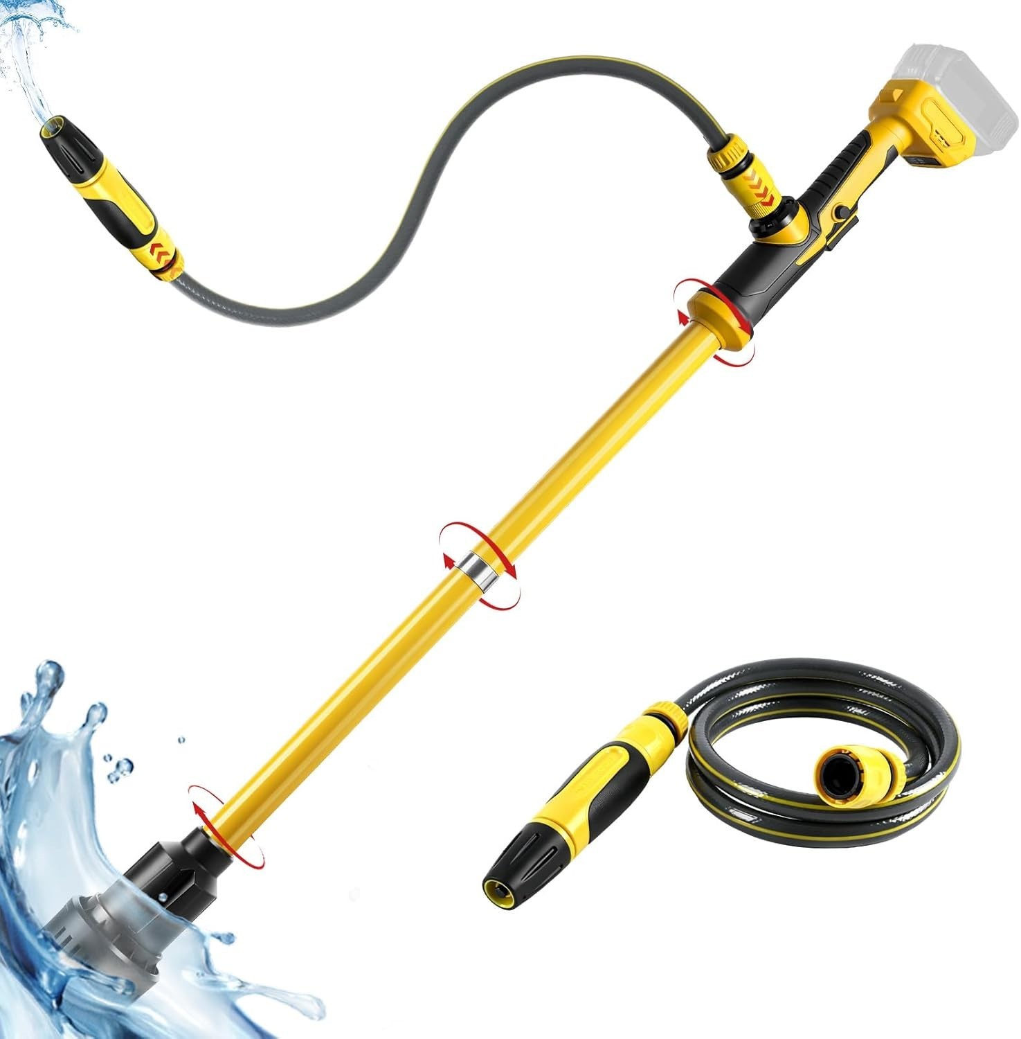 Cordless Stick Water Transfer Pump for Dewalt 20V Battery, 1400GPH Brushless Wat gallery