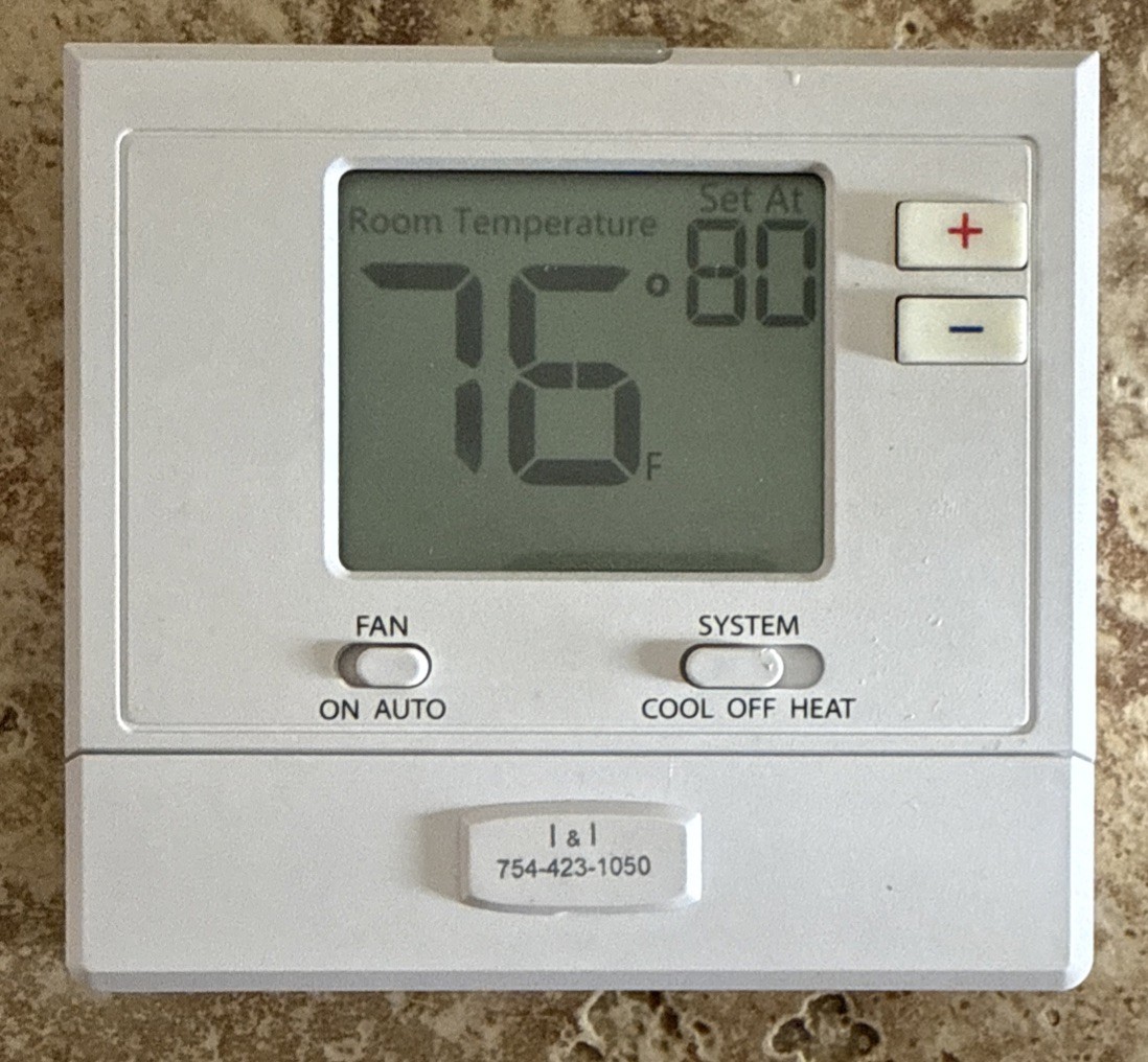 PRO1 IAQ T701 Digital Non-Programmable Thermostat, Single Stage, 1 Heat - 1 Cool gallery