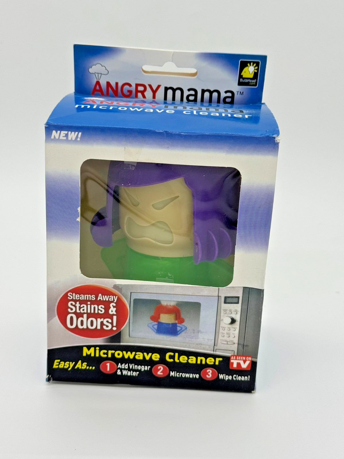Angry Mama Microwave Cleaner Steam Oven Steam Clean Kitchen Gadget Tool New gallery