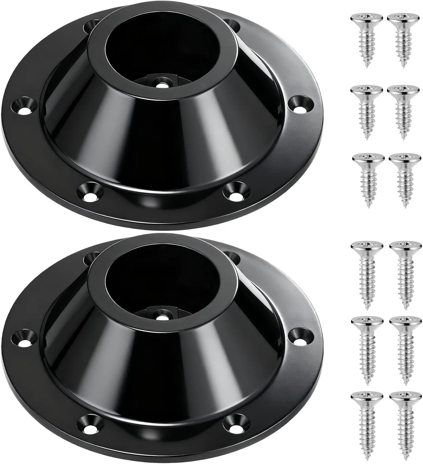 2 PCS Ultra-Sturdy RV Table Base Mount, Premium Plastic Camper Table Leg Replace gallery