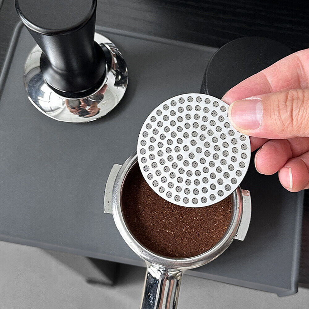 2Pcs Reusable Coffee Filter for Espresso Machine Barista Accessories 51/53/58mm gallery