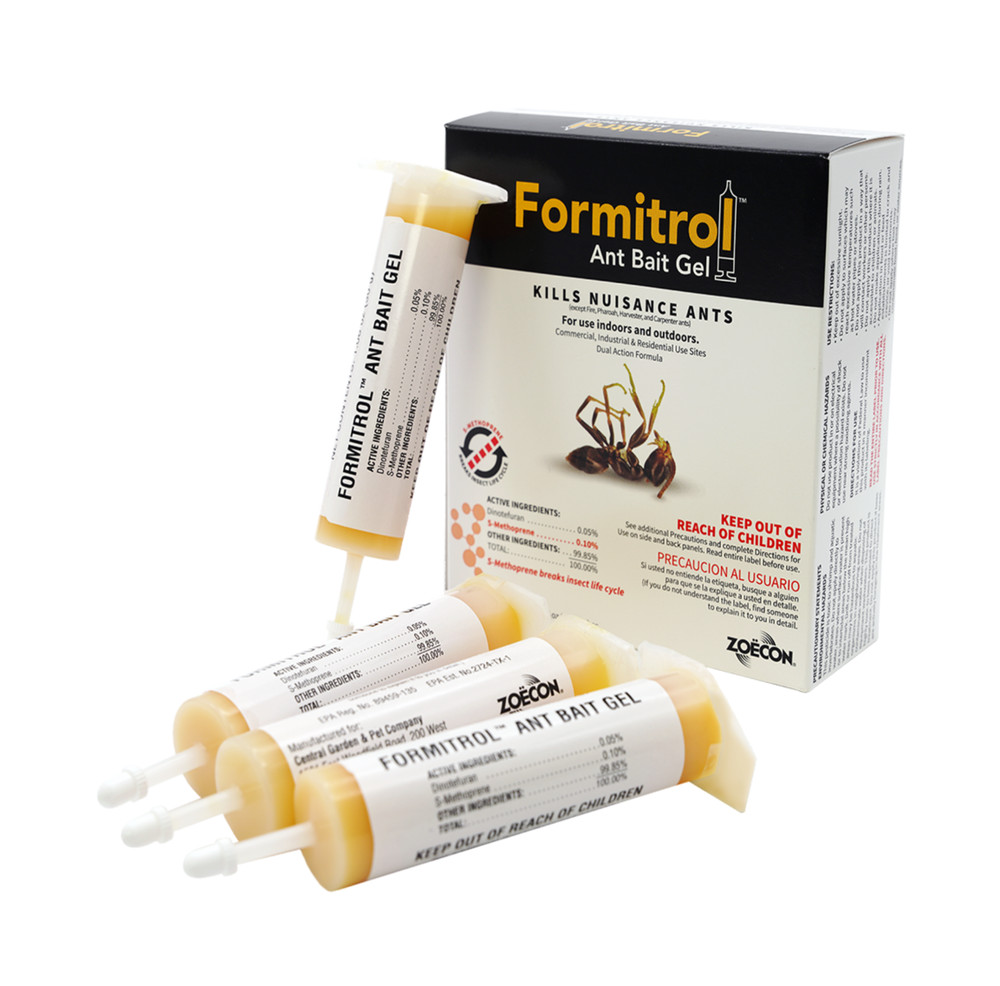 Formitrol Ant Bait Gel Controls Nuisance Ants - 1 Pack, 4 x 30g Tubes by Zoecon